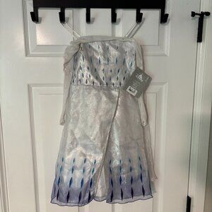 Disney ELSA White and Blue Kids Costume Dress